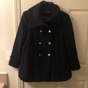 Womens Navy Pea Coat
